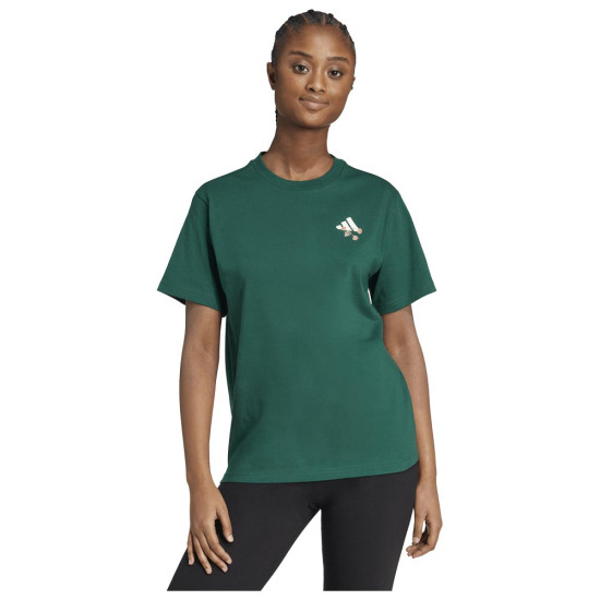 Adidas Γυναικεία κοντομάνικη μπλούζα Tiro Floral Graphic Tee